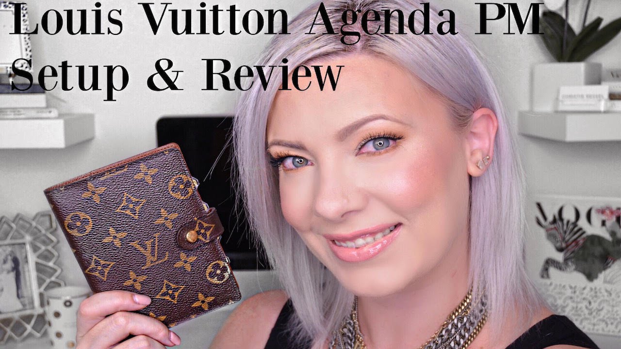LOUIS VUITTON AGENDA PM SETUP & REVIEW