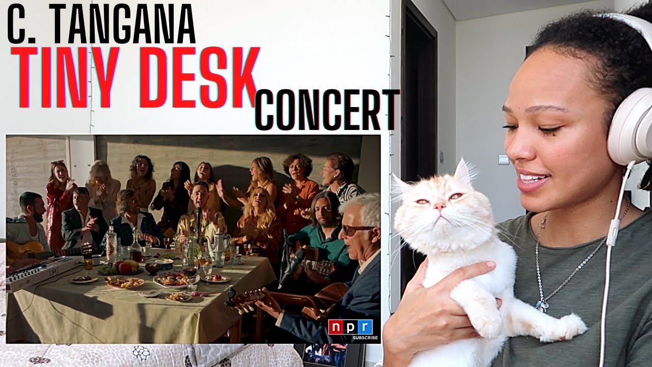 First time hearing: C. TANGANA (Leo loved it? 😻) - Tiny Desk (Home) Concert [REACTION]