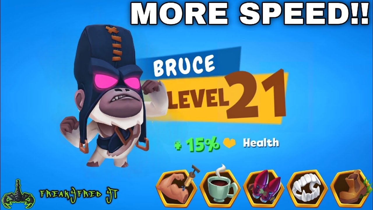 BRUCE IS SUPER FAST!! | 3,000 Gems Giveaway | Zooba Gameplay