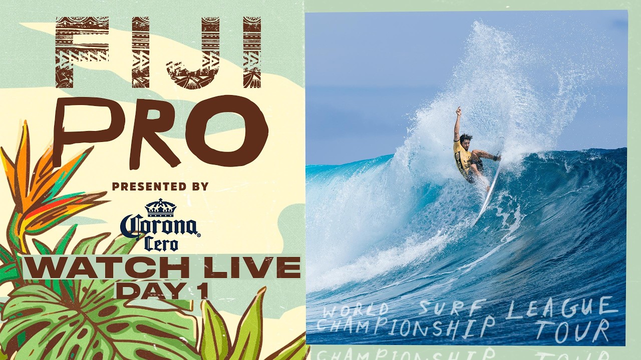 🔴 WATCH LIVE - Fiji Pro presented by Corona Cero 2026 - Day 1 - WSL Championship Tour