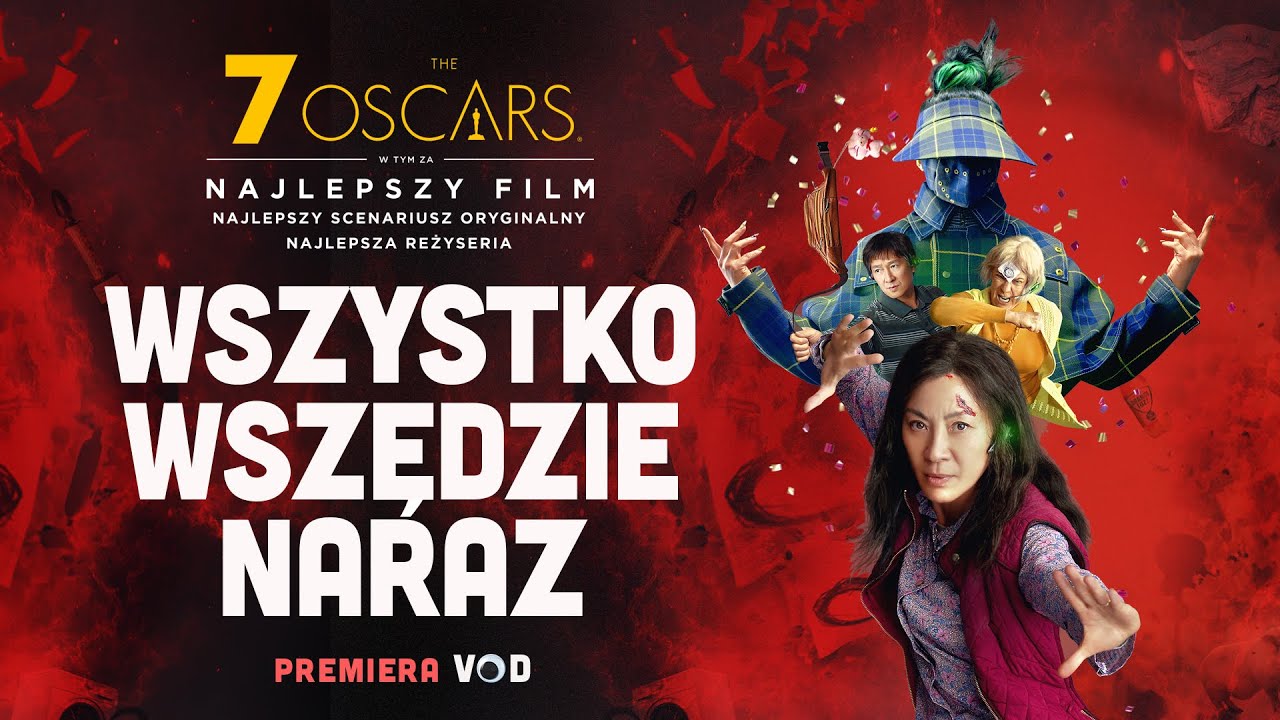 WSZYSTKO WSZĘDZIE NARAZ | 7 OSCAR&Oacute;W w tym za NAJLEPSZY FILM | PREMIERA VOD 01.12.2023