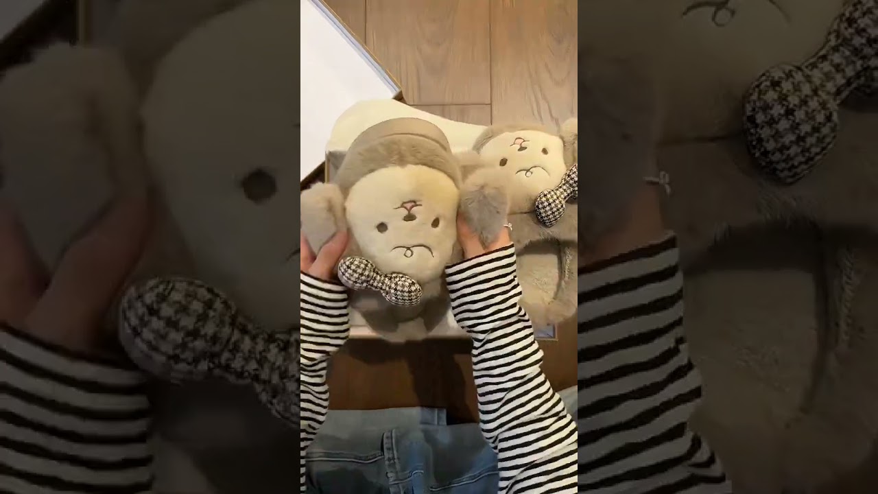 Adorable & Warm Big Ear Rabbit Cotton Slippers for Women! 