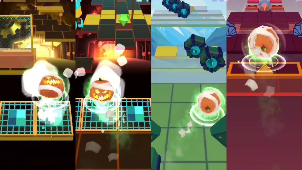 Rolling Sky - Industrial Basketball and Furnace Dream, Kingdom Sea and Battle World