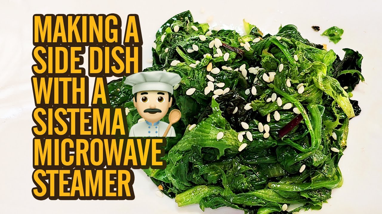 First time making a side dish using Sistema Microwave Steamer