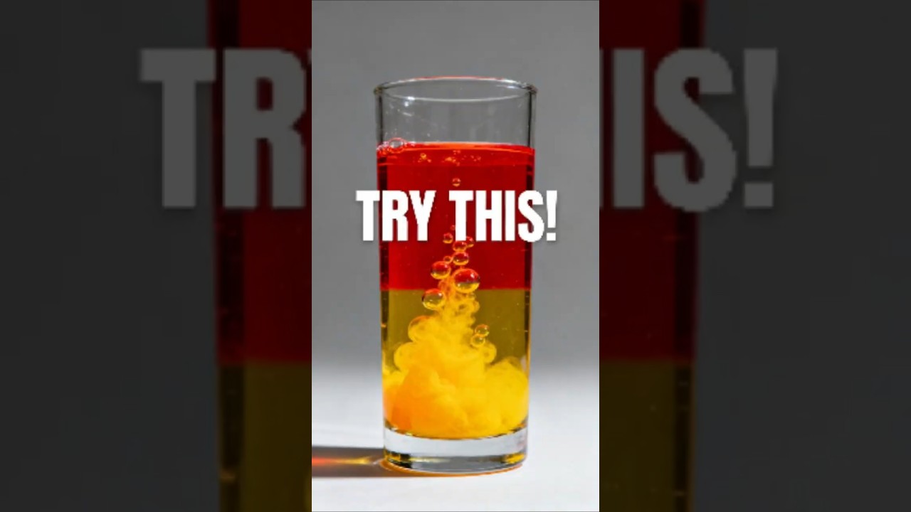 Этот простой научный эксперимент на удивление увлекателен 🧪✨ 