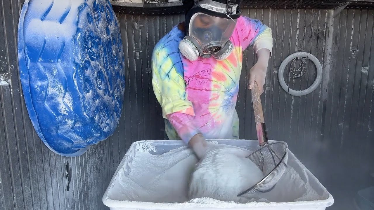MESMERIZING POWDER PLAY WITH TOPS & SIFTER #ASMR #powderplay