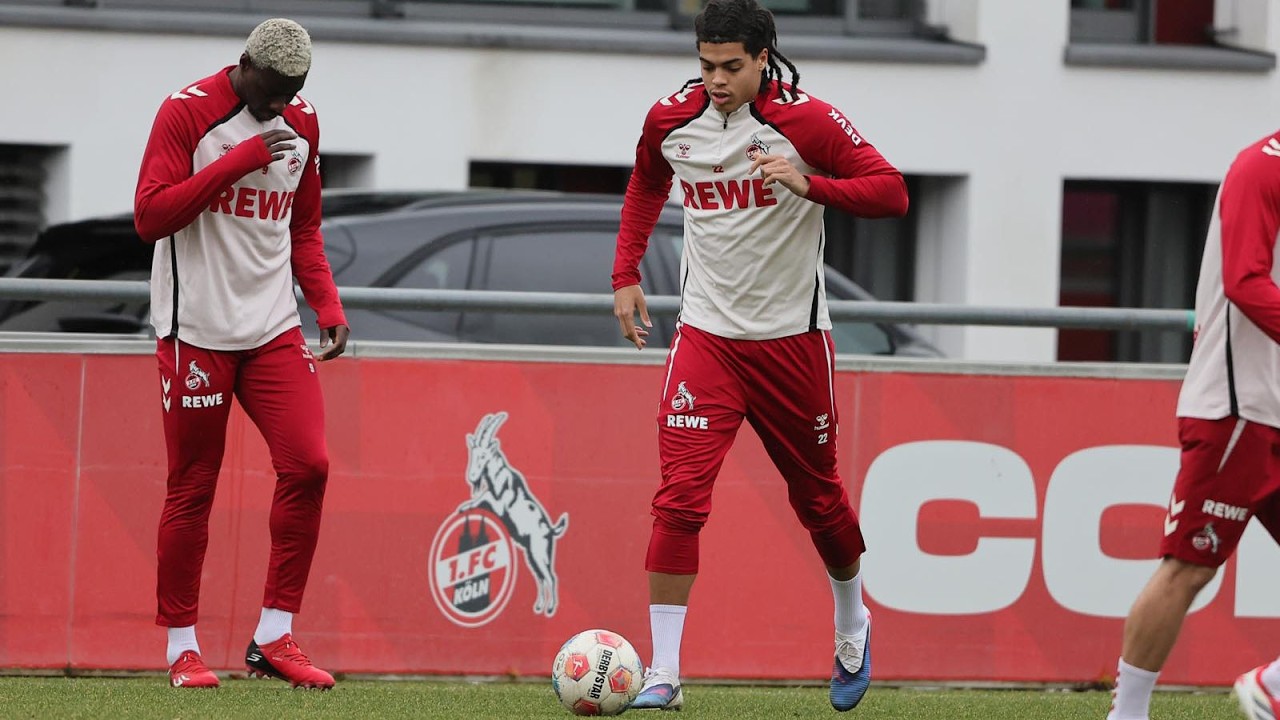 Jahmai Simpson-Pusey nimmt beim 1. FC Köln das Training wieder auf.