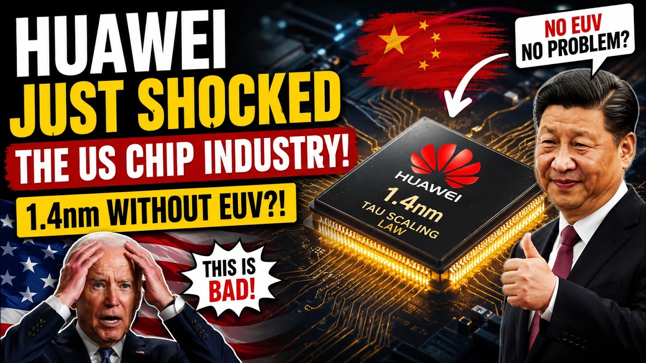 Huawei właśnie zszokowało amerykański przemysł chipowy 😳 1.4nm bez EUV?!