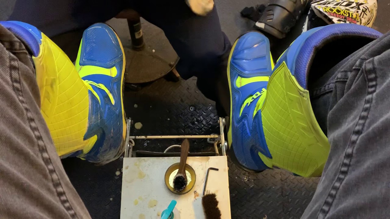 ASMR Motocross Boot Cleaning! | ANGELO SHOE SHINE ASMR