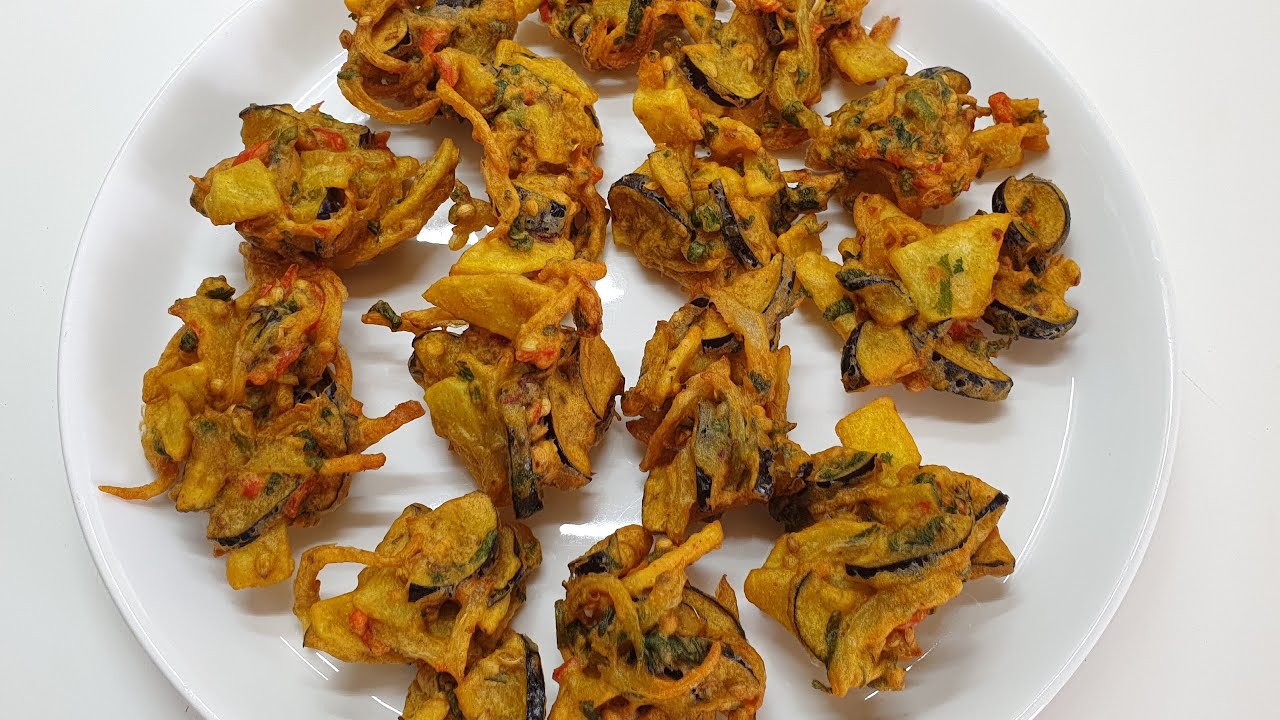 Aloo Baingan Pakora | Aloo Baingan Pakora Recipe | آلو بینگن پکوڑا