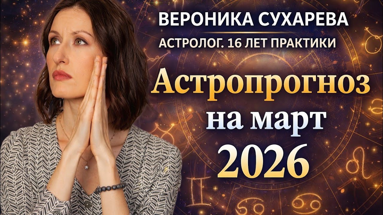 АСТРОПРОГНОЗ НА МАРТ 2026