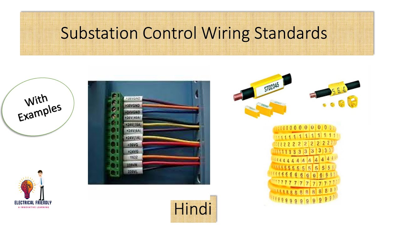 Substation Control Wiring  | Standards of cables and ferrules with examples |  Wiring Philosophy