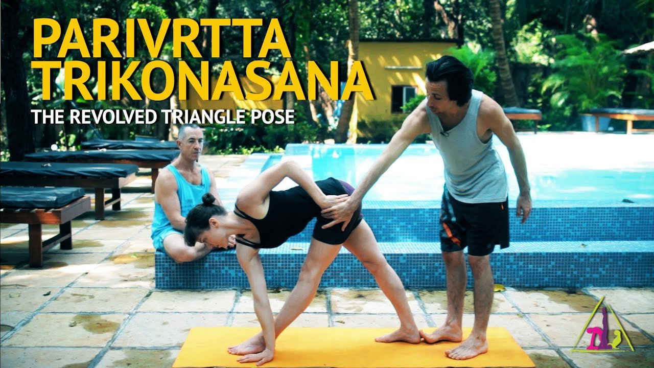 Parivrtta Trikonasana (Revolved Triange Posture) - Ashtanga Yoga with Joey Miles