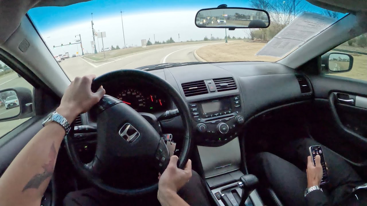 Honda Accord EX-L V6 2004 года выпуска — тест-драйв от первого лица