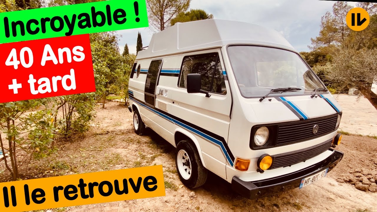 T3 Stylevan Origin de 1981, Il retrouve le van de son enfance 40 ans plus Tard 😍