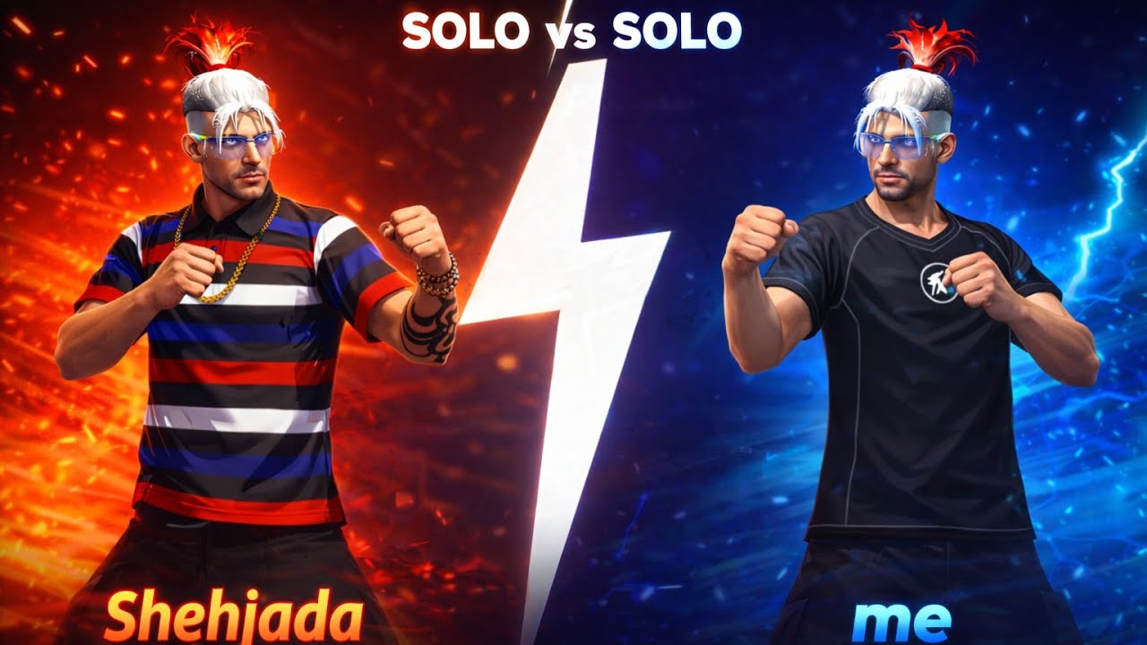 SOLO vs SOLO 😱 Shehjada vs TG GameOn | 1v1 Custom Room Battle | Free Fire MAX | #ff #solovssolo 