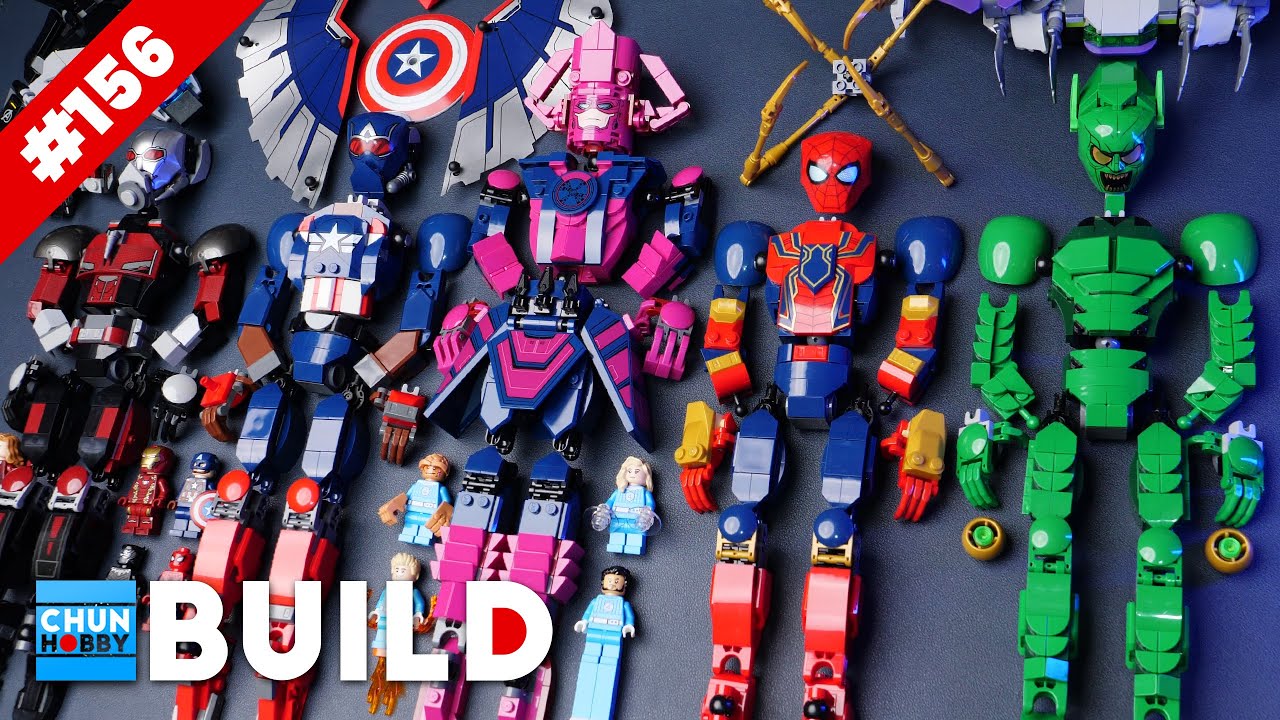 LEGO Speed Build! Marvel Super Heroes Figures Collection 2024~2025 | LEGO Marvel 2025 | Beat Build