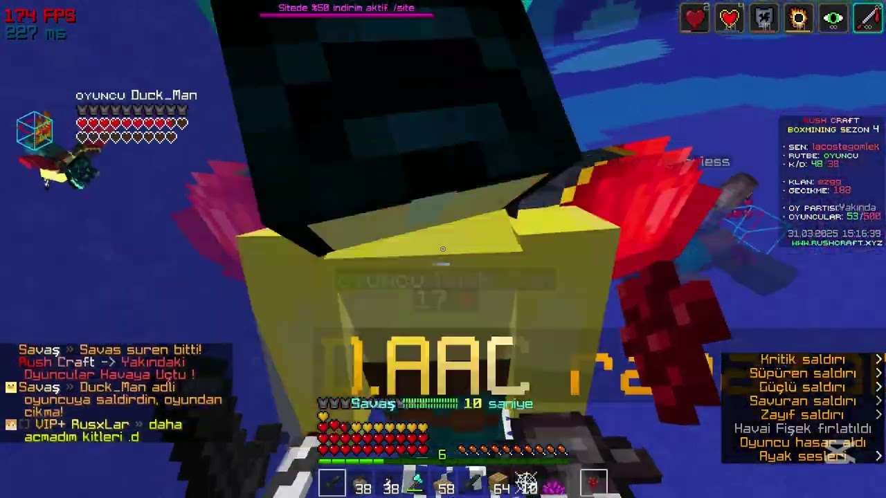 Rush Craft Kill Montage #1 - IZLEDI MAHALLE