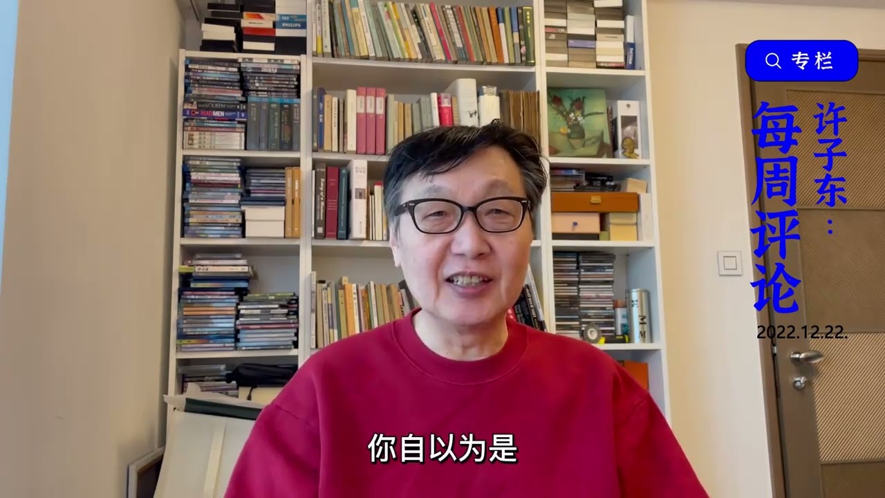 许子东每周评论15：专家们的话要不要听，有三个标准 2022 12 22