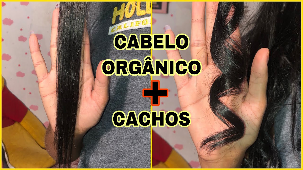 CACHOS NO CABELO ORGÂNICO! (Passo a passo)