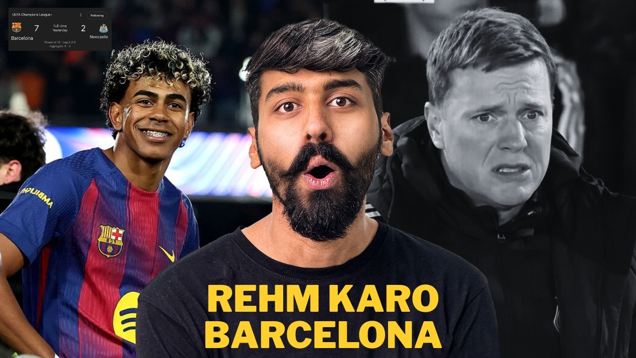 Barcelona Please Retire ! Barcelona Humiliated Newcastle United in champions League