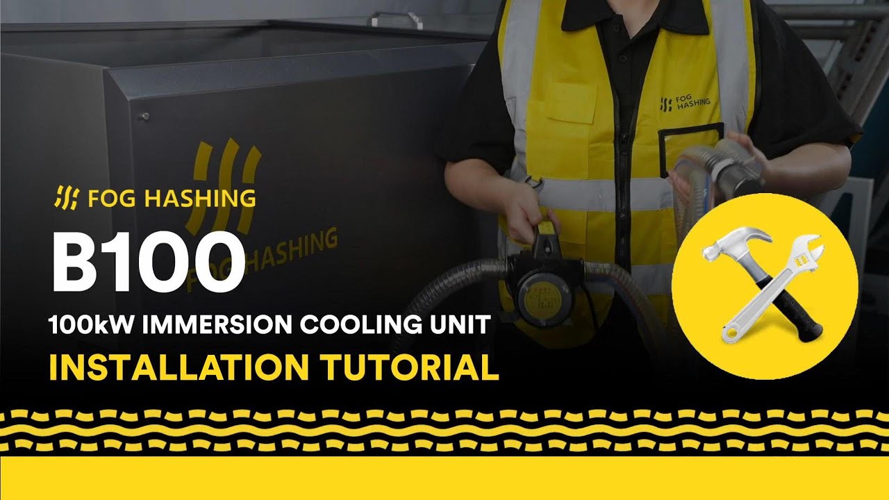 FogHashing B100 Installation Tutorial, Hold 20 S21/M66/S21imm/L9, Immersion Cooling for Mining Rigs