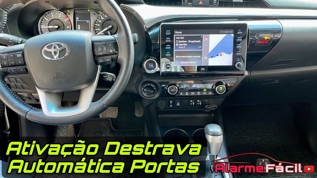 Ativar Destravamento Automático Portas Hilux 2022 ✅
