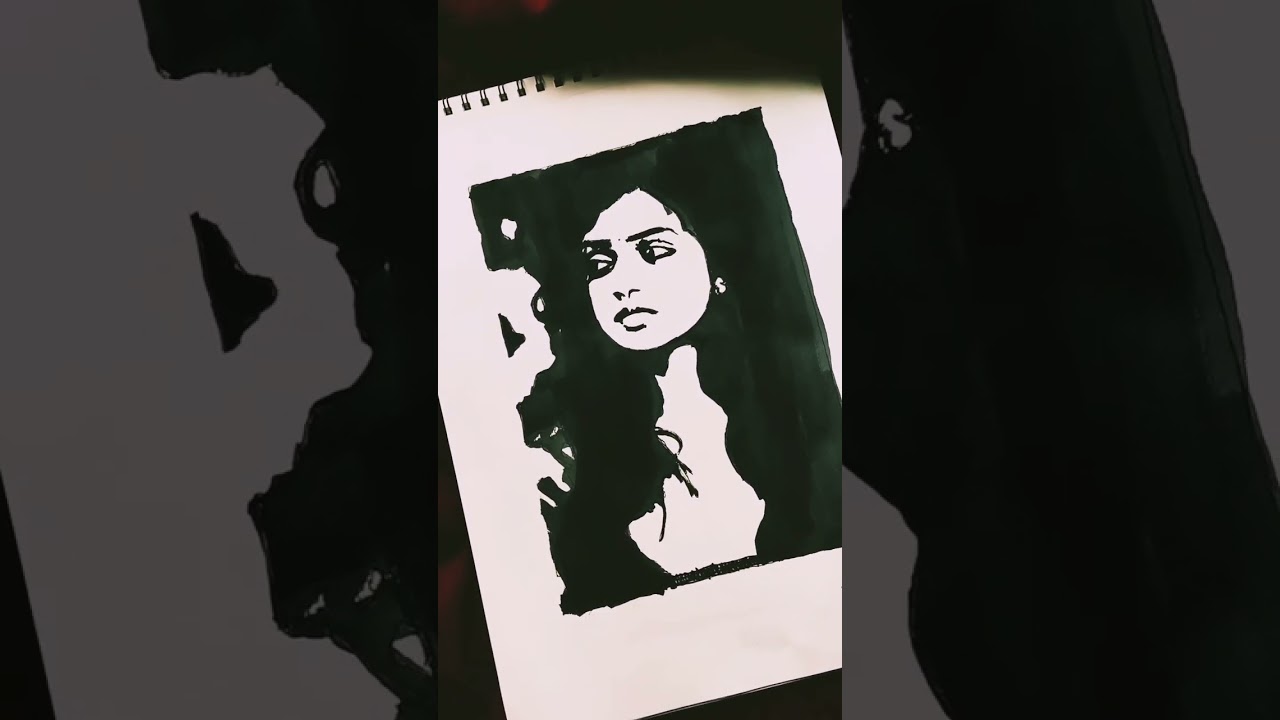 Nazriya Nazim stencil drawing#nazriyaqueen #nazriya#nazriyalovestatus #nazriyanazim #nazriya_cutiee