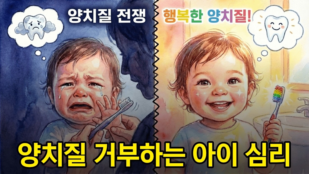 양치질 거부하는 아이 마음 이해하기