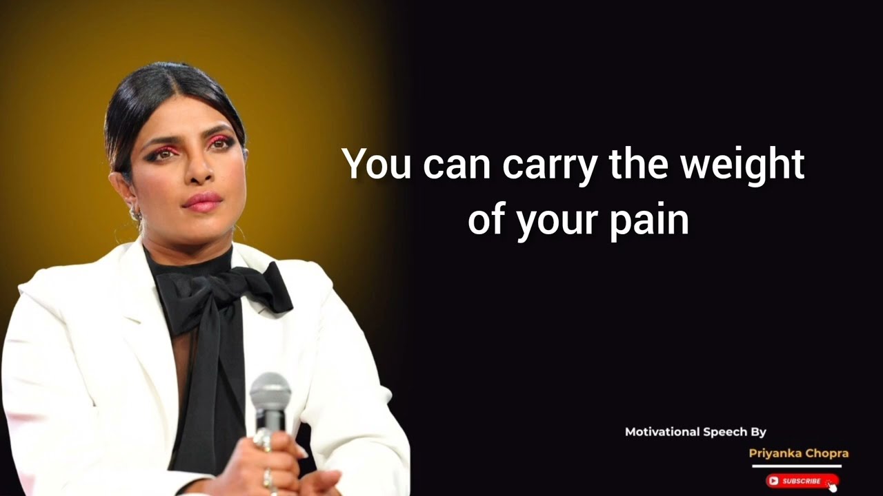 Just One More Step Success Is Waiting | New Powerful Speech by Priyanka Chopra