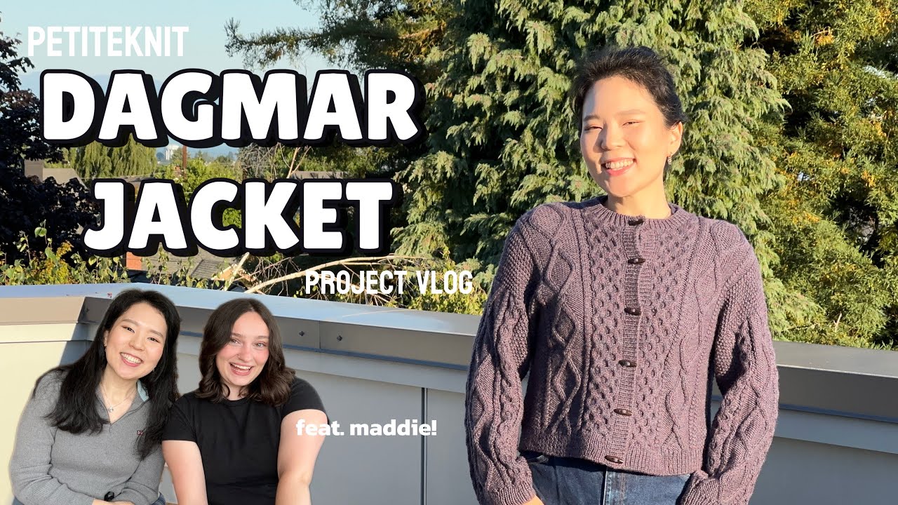 ANdmadeco - видеоблог проекта 18 - куртка dagmar от petiteknit в каскаде 220 | вязание спицами @b...