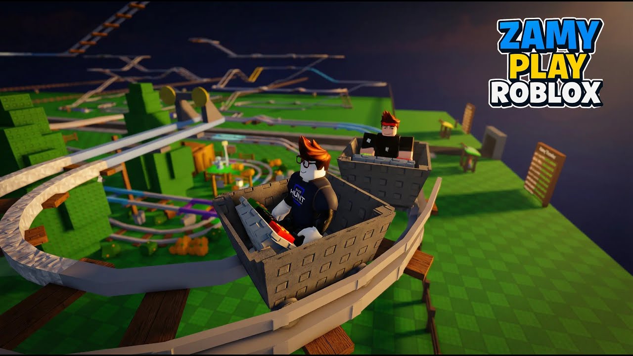 Build a Roller Coaster Tapi Malah Ketawa Terus, by Zamy Play Roblox