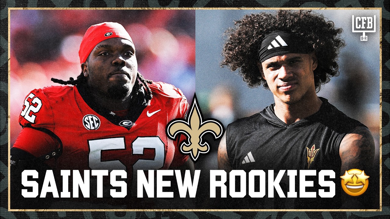 New Orleans Saints Rookie Draft Class 🍿 | College Football Highlights | 2026 NFL Draft