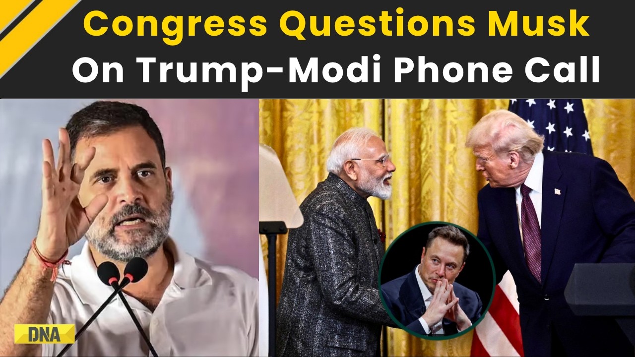 Iran Israel War: Congress Questions Elon Musk Joining Trump Modi Phone Call On West Asia