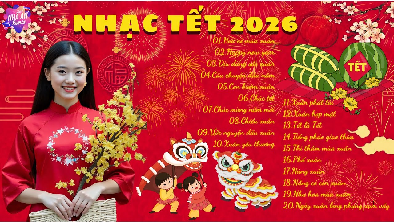 Nhạc Tết 2026 EDM  LK Nhạc Xuân 2026 Remix HOT NHẤT VỪA RA LÒ Đón Xuân Bính Ngọ 🌸 Nghe Là Thấy Tết