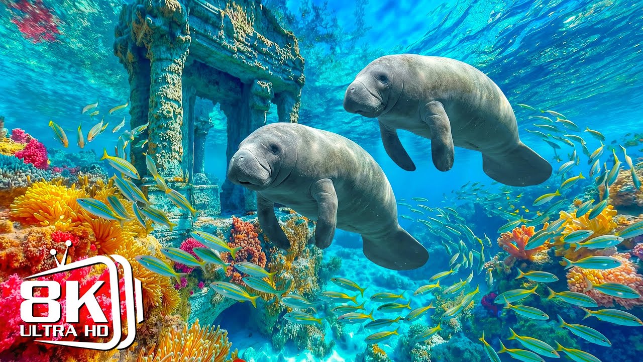 Underwater Serenity 8K — Discover Deep Sea Life with Soothing Music