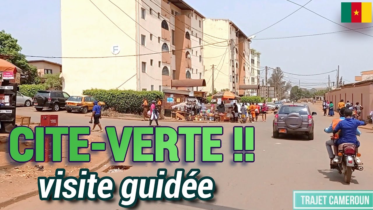(Yaoundé - Cameroun) Cité Verte : Visite du Quartier - Trajet Cameroun