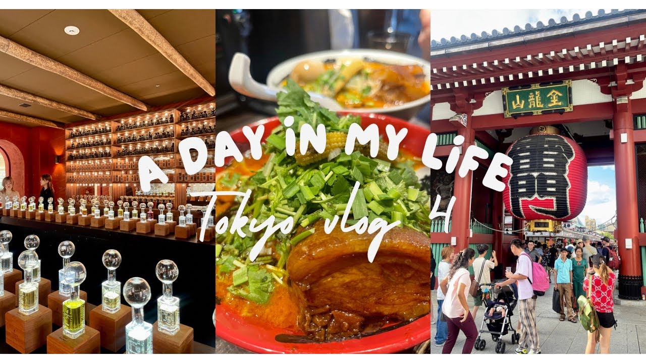 Tokyo VLOG 4⎮Best Ramen, huge pork belly. FUEGUIA, Sensoji (Asakusa Kannon Temple).东京必吃拉面，C认为世上最好吃！