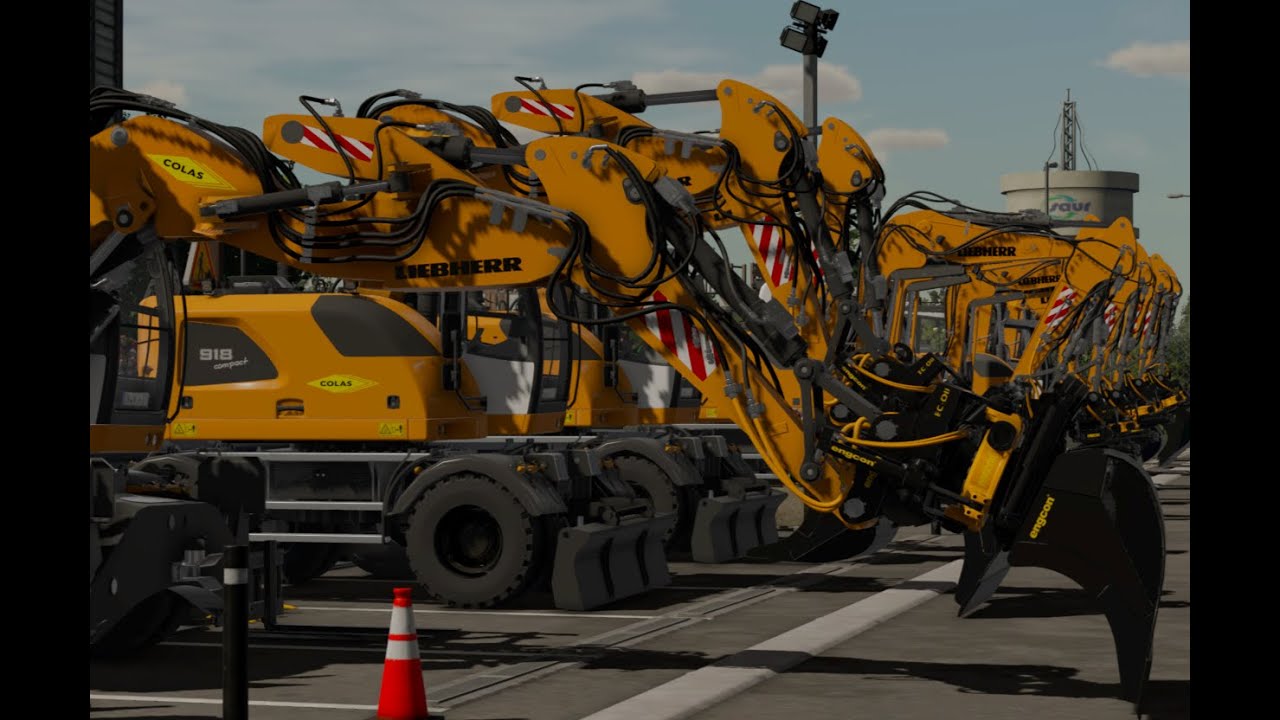 Travaux Publics FS22 NOUVELLE CARRIERE AU SEIN DE L'ENTREPRISE COLAS ,EPISODE 1 DEBUT CHANTIER