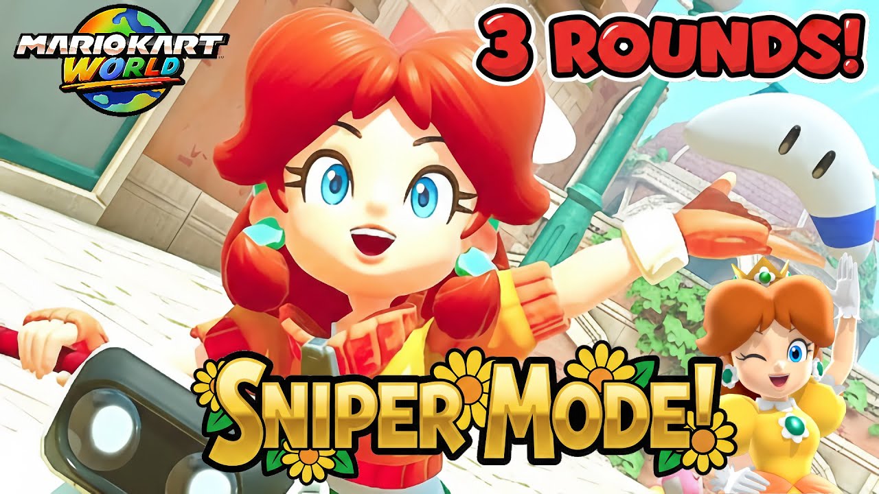 Mario Kart World Balloon Battle Touring Daisy: геймплей, 3 раунда