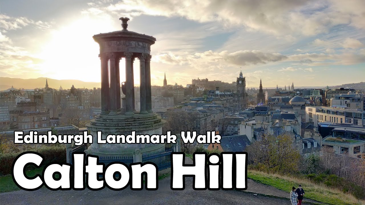 Calton Hill, Edinburgh【4K】| Scotland Landmark Walk 2021