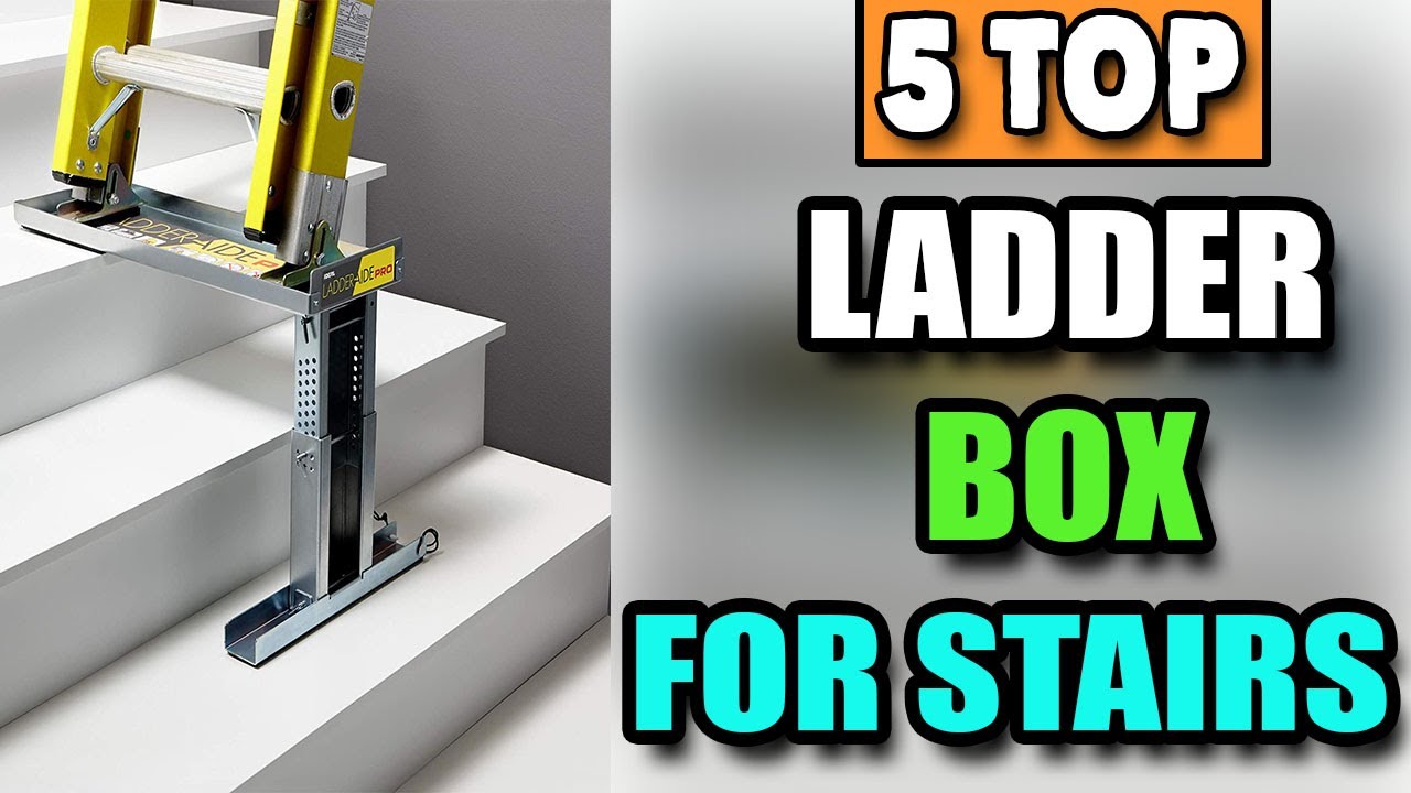 Best Ladder Box For Stairs, Staircase Ladder Platform Leveler Adjustable