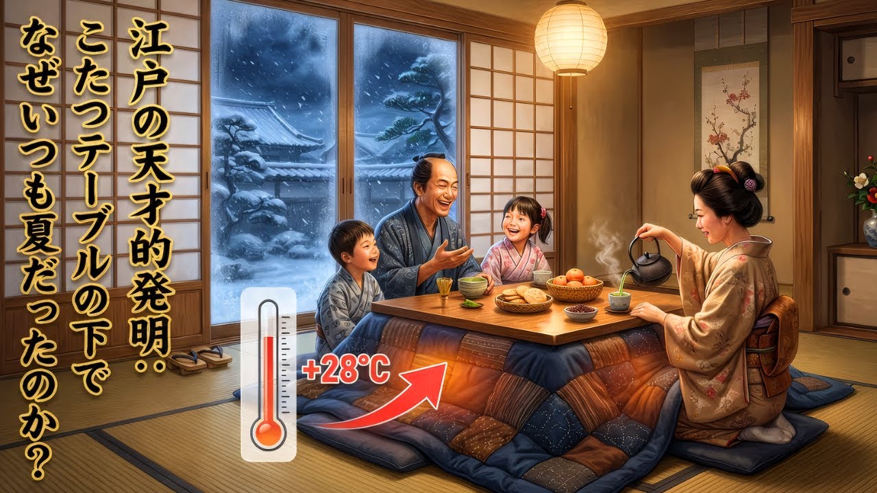 日本史 寝落ち 🌙 縄文時代にこたつ原型1万年!? 隠された囲炉裏の驚愕真実