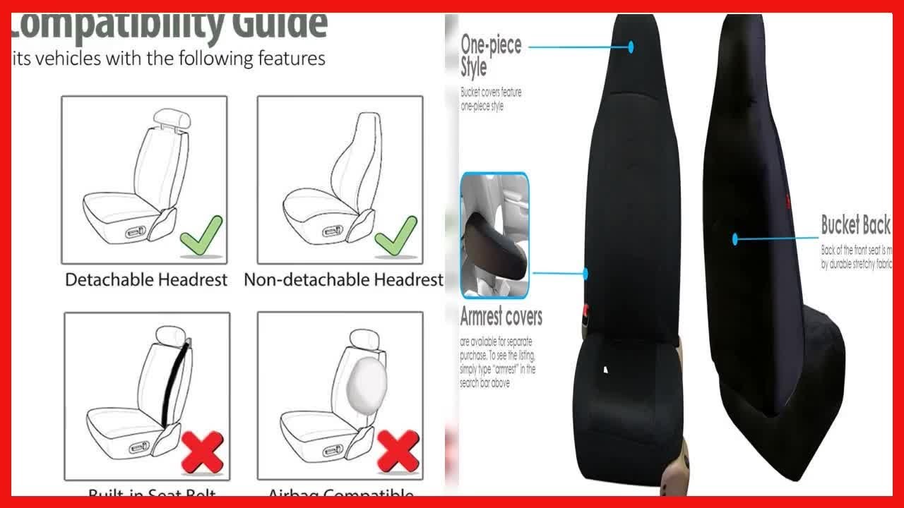 Universal High-Back Car Seat Covers: Durable Protection & Easy Style Upgrade