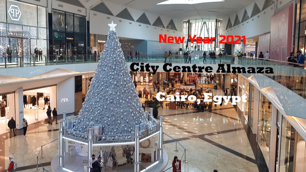 [4K] City Centre Almaza, Cairo | New Year 2021