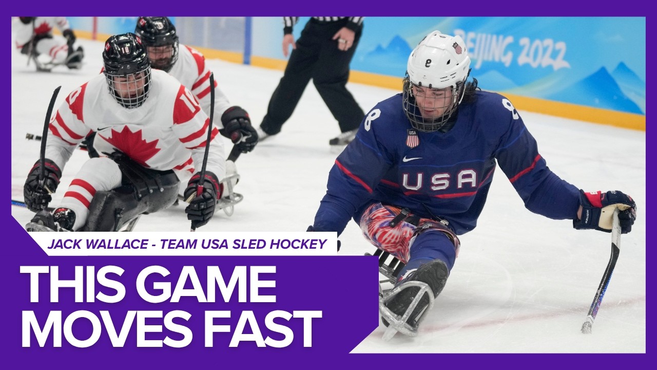 Team USA Paralympian Jack Wallace explains why sled hockey is so intense