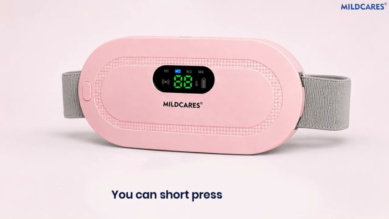 How to Use the MildCares Period Cramp Belt | Heat + Vibration for Cramps