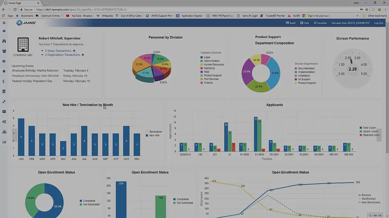JAMIS HCM Overview