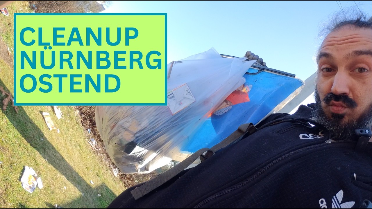 Müll sammeln an der Marthastraße | Cleanup Nürnberg