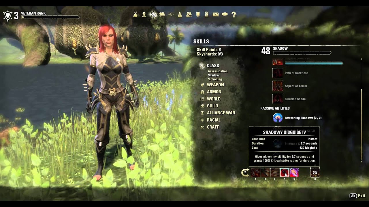 ESO - NightBlade Build With Daggers/Bow